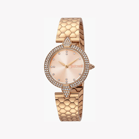 JUST CAVALLI Women's Watch with Rose Gold Stainless Steel Case and Rose Gold Stainless Steel Band-i-Watch-2