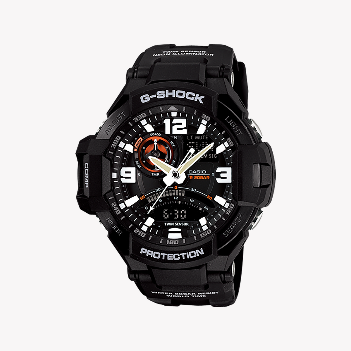 CASIO G-SHOCK GA-1000-1A ADVENTURE READY - MEN'S STYLISH MULTIFUNCTIONAL TIMEPIECE