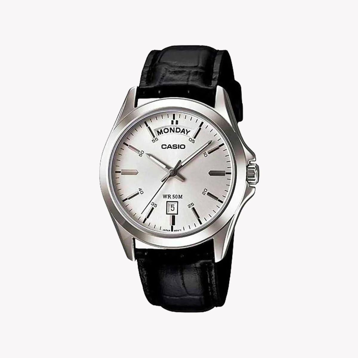 CASIO MTP-1370L-7AVDF - TIMELESS ELEGANCE MEN'S CLASSIC WATCH WITH LEATHER STRAP & DATE FUNCTION