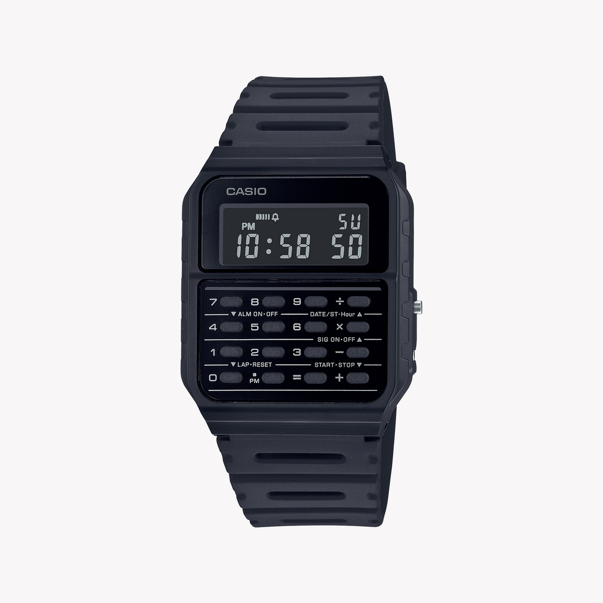 CASIO CA-53WF-1BDF DIGITAL - SPORTY SOPHISTICATION MEN'S WATCH WITH BLACK RESIN BAND