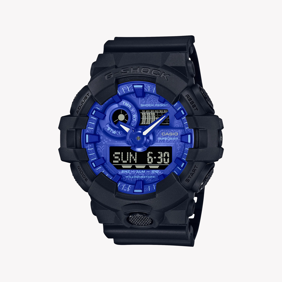 CASIO G-SHOCK GA-700BP-1ADR - UNMATCHED RESILIENCE MEN'S WATCH WITH STRIKING ALL-BLACK DESIGN