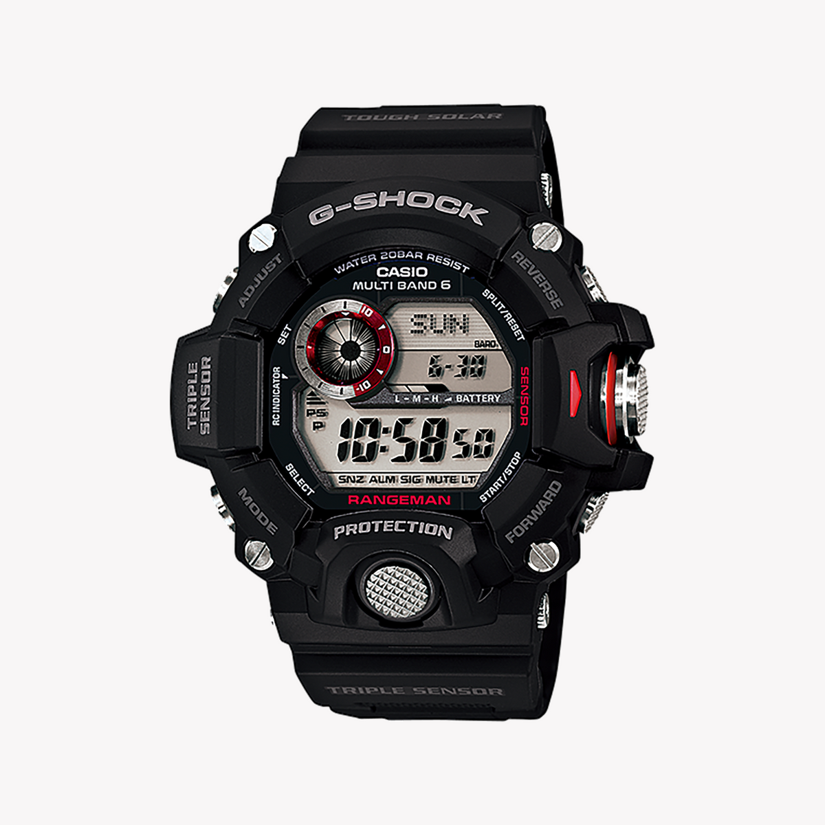 CASIO G-SHOCK GW-9400-1DR RUGGED ADVENTURE - MEN'S SOLAR POWERED TIMEPIECE