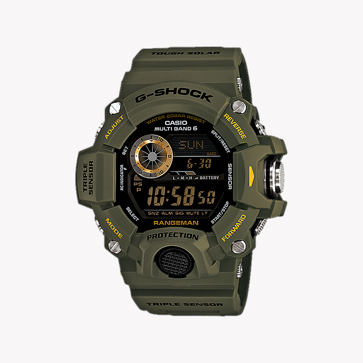 CASIO G-SHOCK GW-9400-3DR RUGGED ADVENTURE - TOUGH & SPORTY MEN'S WATCH