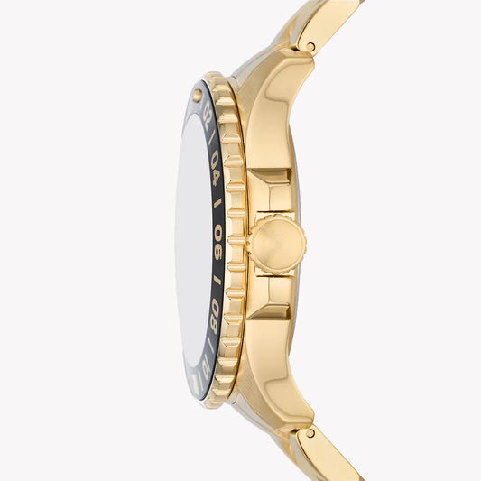 FOSSIL BLUE GMT GOLD FS5990 - TIMELESS ELEGANCE FOR THE MODERN MAN-i-Watch-2