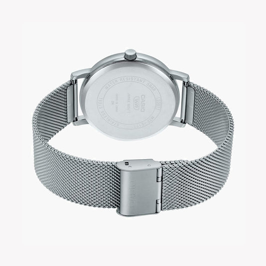 CASIO MTP-E171M-1EVDF BOLD & VERSATILE - MEN'S STAINLESS STEEL WATCH WITH BLACK DIAL & MESH BAND-i-Watch-2