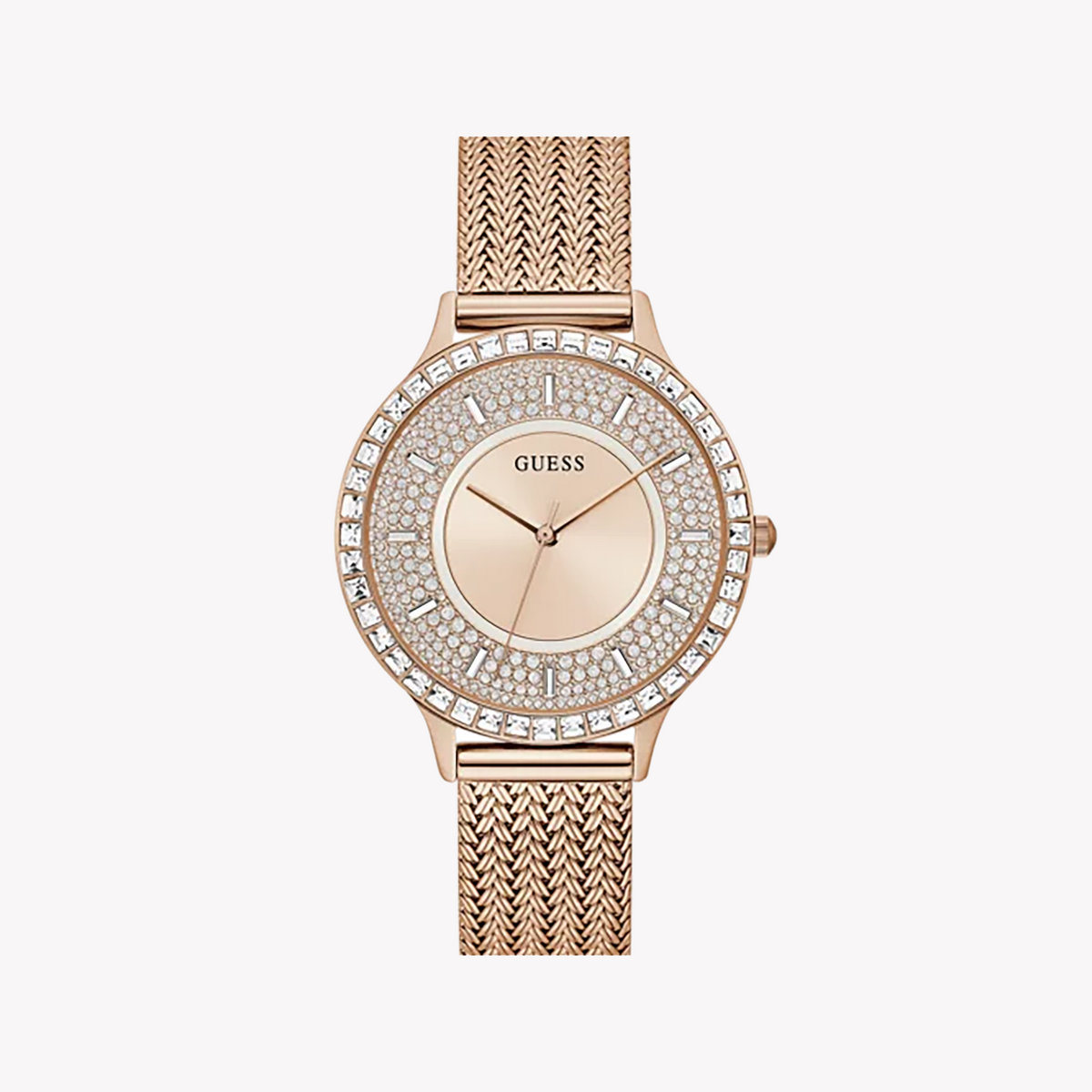 GUESS GW0402L3 RADIANT CHARM - ELEGANT ROSE GOLD TIMEPIECE FOR THE MODERN WOMAN