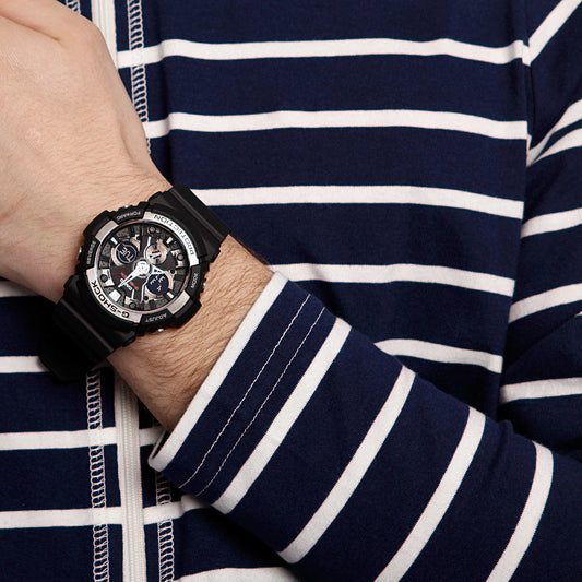 CASIO G-SHOCK GA-200-1A BOLD ADVENTURER - MEN'S SPORTY BLACK TIMEPIECE-i-Watch-2