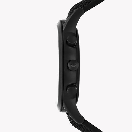 EMPORIO ARMANI AR11457 - BLACK STAINLESS STEEL MEN'S WATCH WITH MODERN ELEGANCE-i-Watch-2