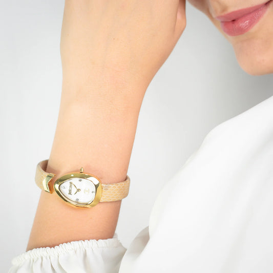JUST CAVALLI JC1L321L0025 - ELEGANT GOLD & WHITE MOP WOMEN'S TIMEPIECE - BOLD LUXURY ON YOUR WRIST-i-Watch-2