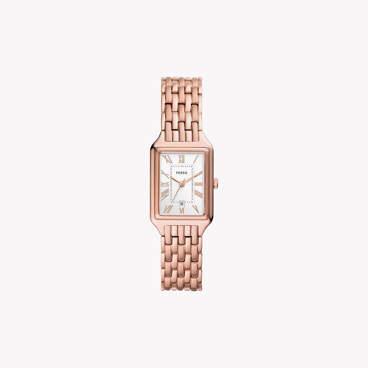 FOSSIL ES5271 ROSE GOLD ELEGANCE - TIMELESS WOMEN'S WATCH with White Dial & Comfort Fit