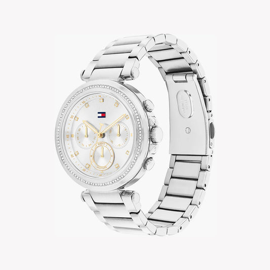 TOMMY HILFIGER 1692144 SILVER ELEGANCE - WOMEN'S STAINLESS STEEL WATCH with chic design and precise timekeeping.-i-Watch-2
