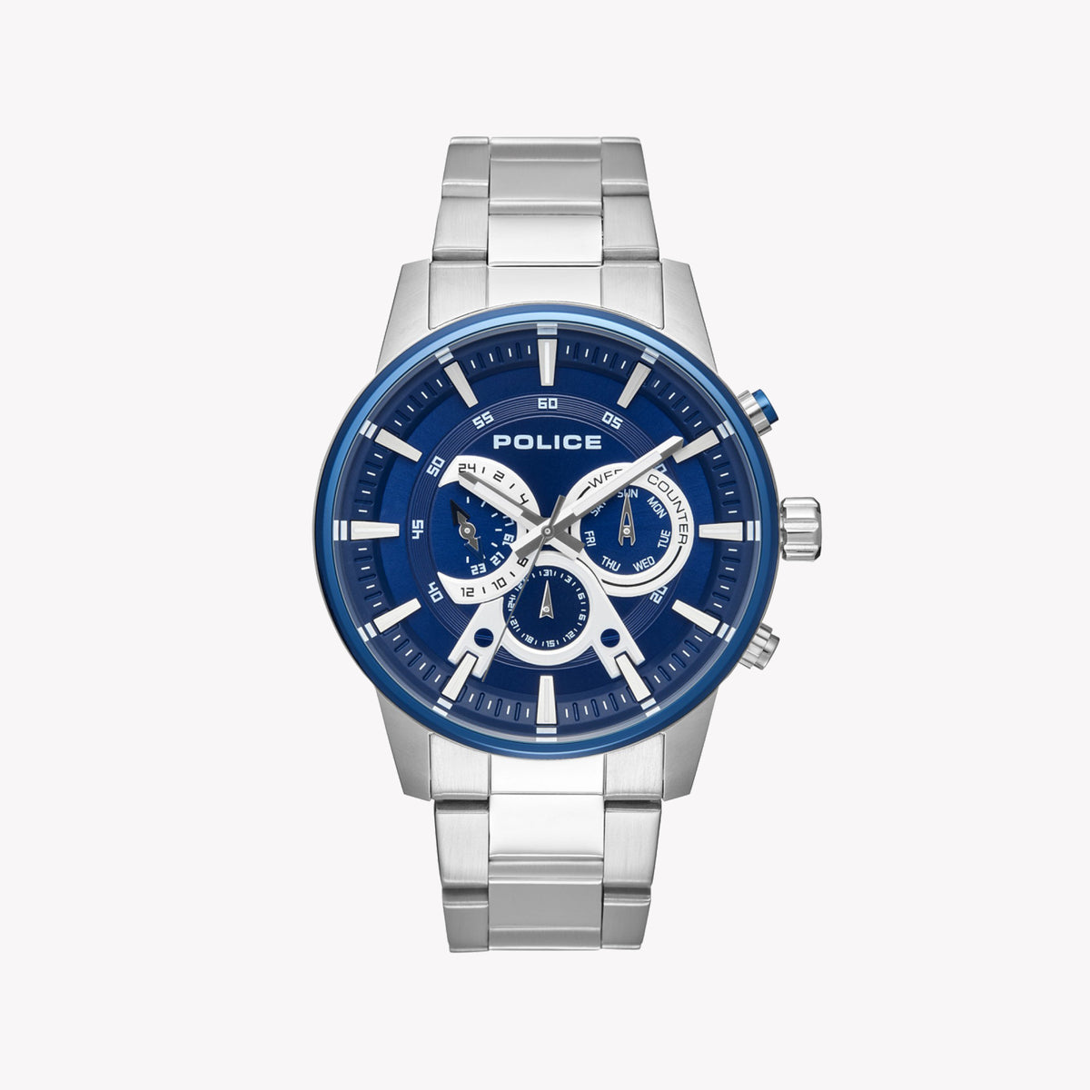 POLICE P15523JSTBL03M - ELEGANT BLUE TIMEPIECE FOR THE MODERN GENTLEMAN