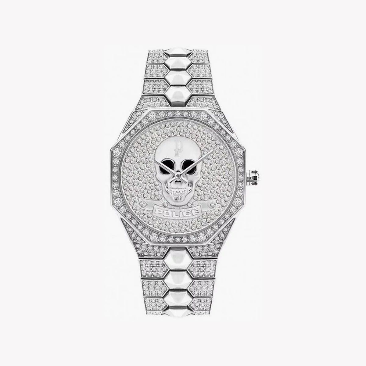 POLICE PL-16027BS_04M ELEGANT TIMEPIECE - SOPHISTICATED SILVER BRACELET WATCH FOR MODERN WOMEN