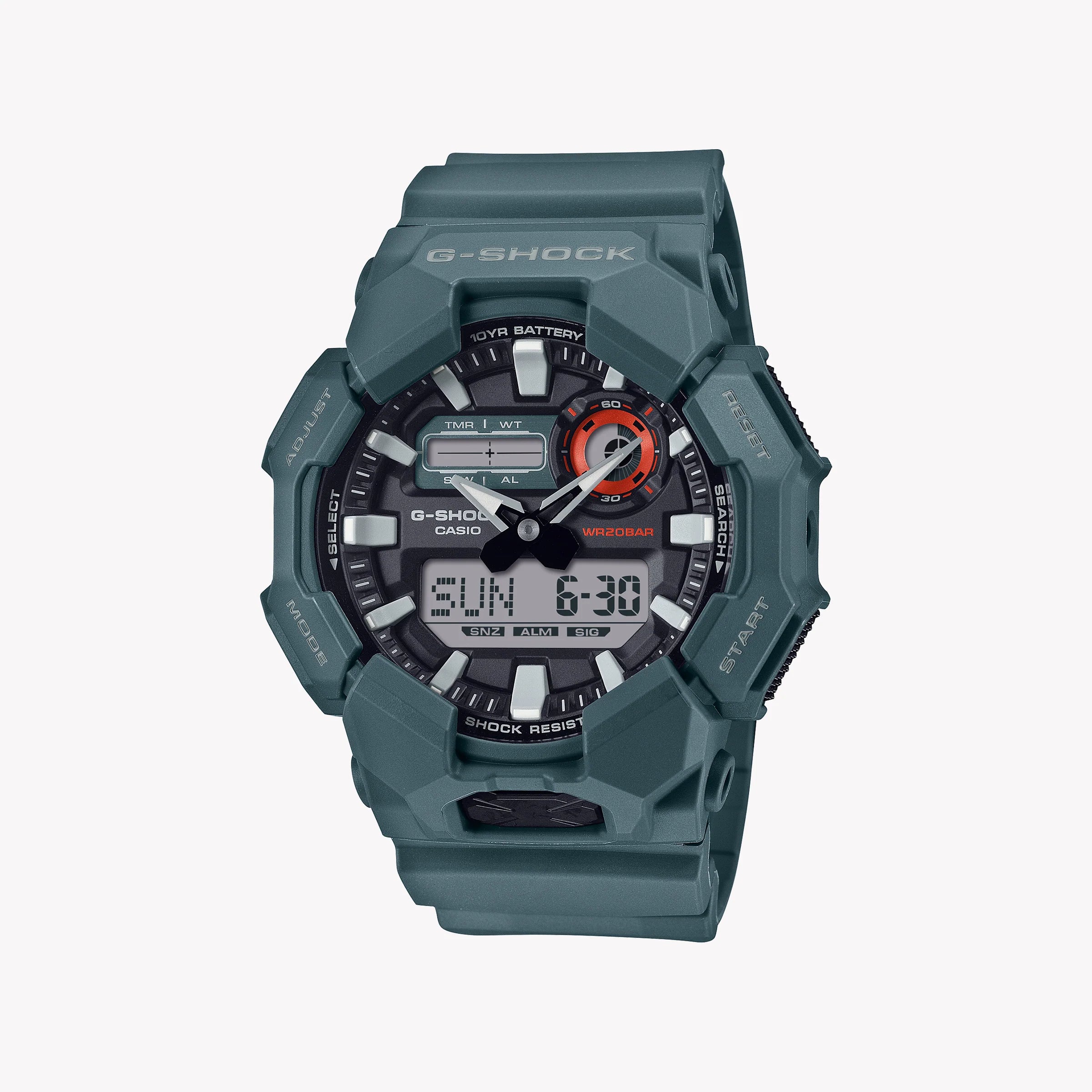 ساعة CASIO G-SHOCK GA-010-2AER الديناميكية متعددة الاستخدامات
