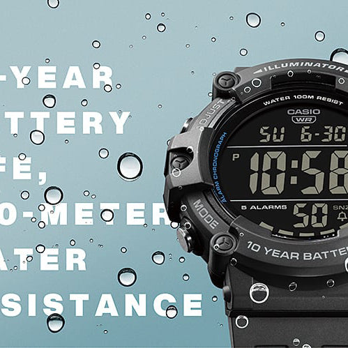 CASIO AE-1500WH-1AVCF RUGGED STYLE - ACTIVE LIFESTYLE MEN'S DIGITAL WATCH-i-Watch-2