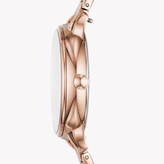 FOSSIL ES4874 ROSE GOLD ELEGANCE - TIMELESS WOMEN'S WATCH WITH WHITE DIAL & CLASSIC DESIGN-i-Watch-2