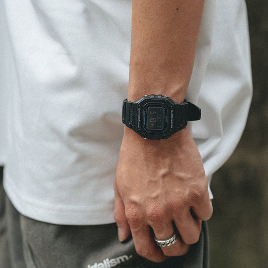 CASIO W-218H-1BVDF SPORTY ELEGANCE - MEN'S BLACK RESIN TIMEPIECE WITH ULTIMATE FUNCTIONALITY-i-Watch-2