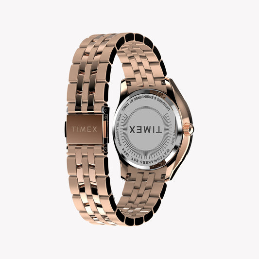 TIMEX CUSHION MULTIFUNCTION - SPARKLING ROSE GOLD TIMEPIECE FOR THE MODERN WOMAN-i-Watch-2