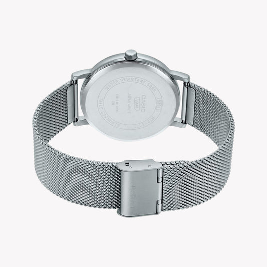 CASIO MTP-E171M-2EVDF - SPORTY ELEGANCE MEN'S WATCH WITH SILVER BAND & BLUE DIAL-i-Watch-2