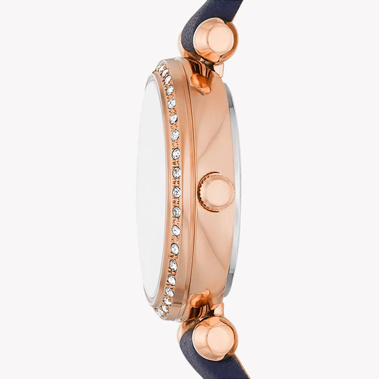 FOSSIL BQ3899 CHIC SOPHISTICATION - ELEGANT GOLD & BLUE WOMEN'S WATCH-i-Watch-2