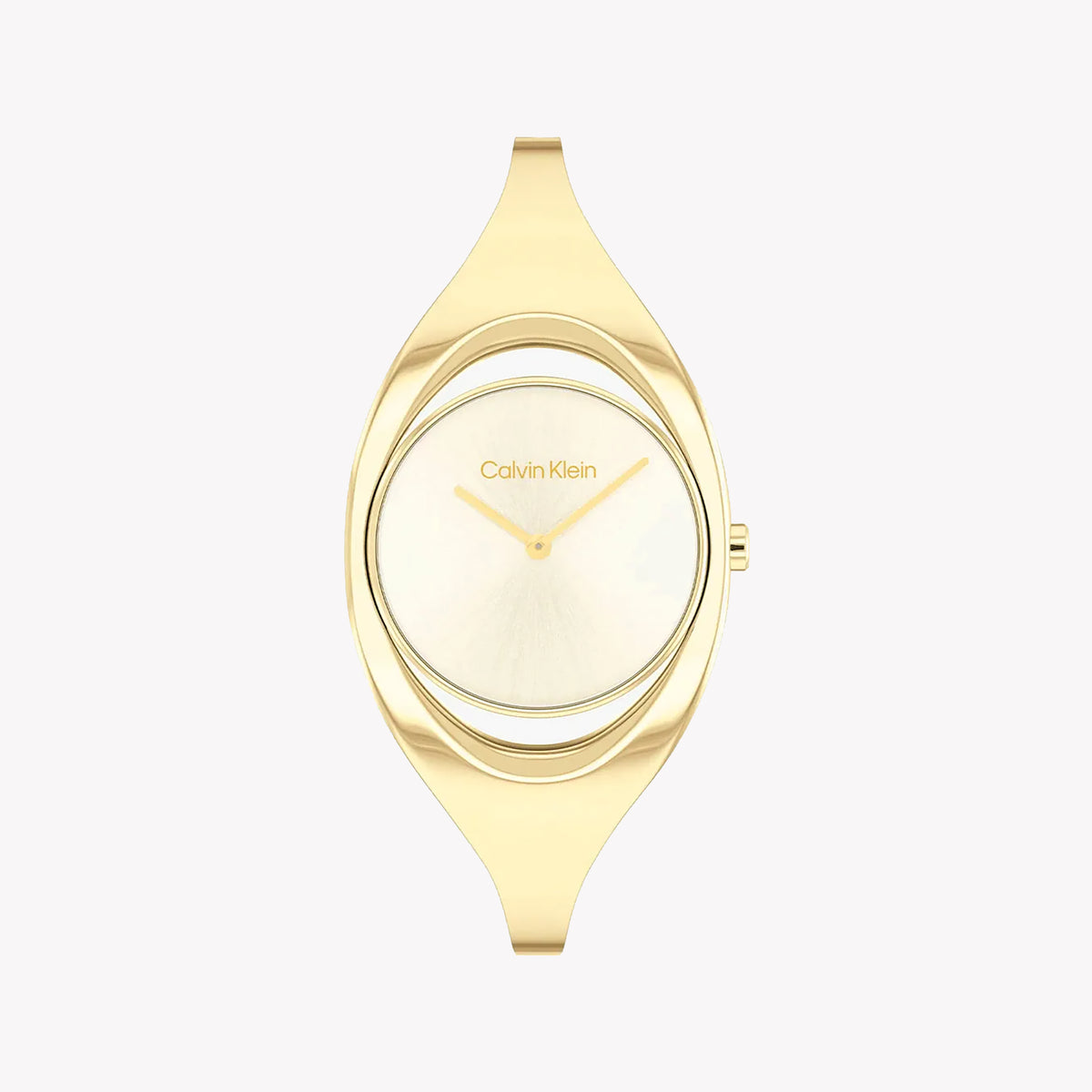 CK CALVIN KLEIN GOLD PINK DIAL - MODERN SOPHISTICATION WOMEN'S WATCH
