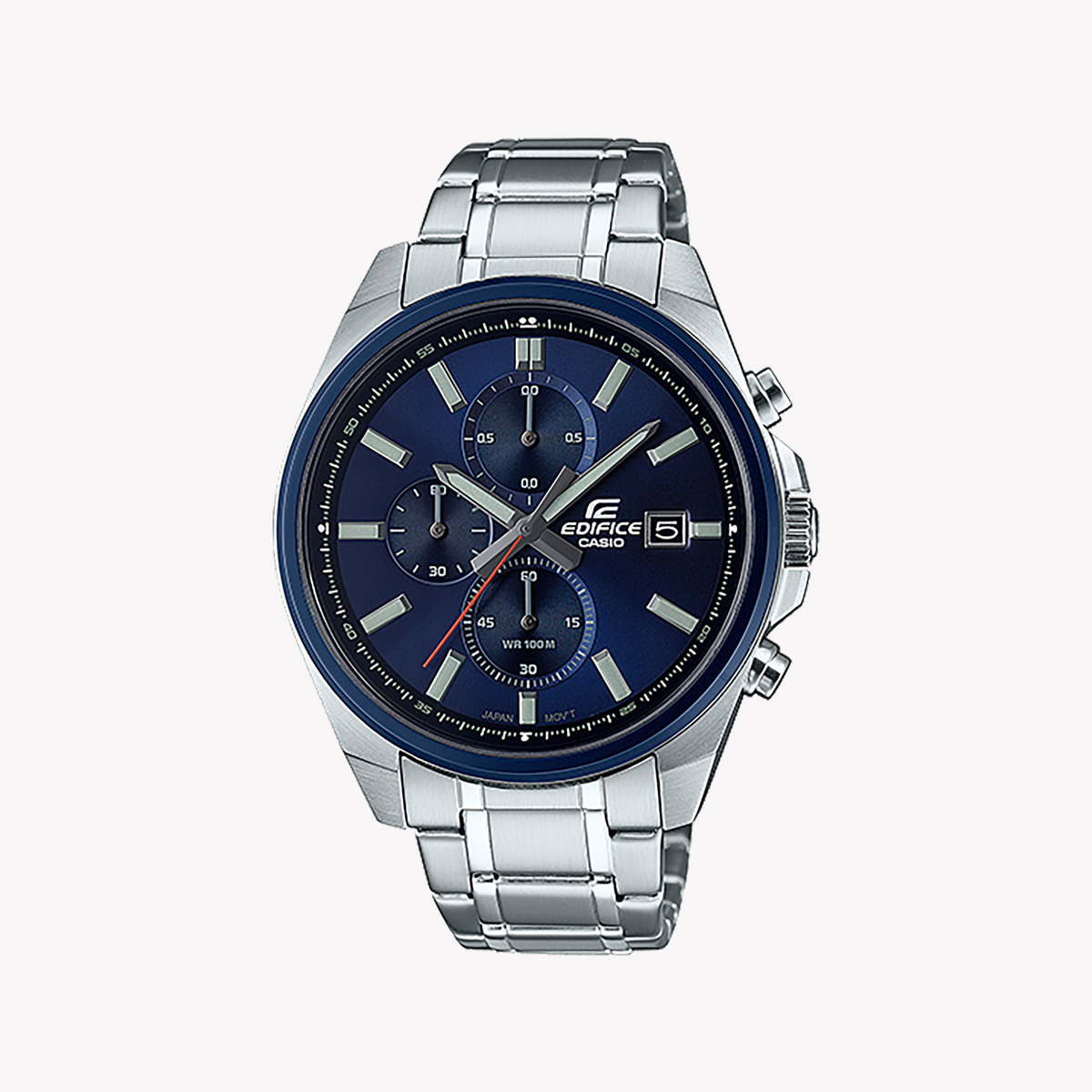 CASIO EDIFICE EFV-610DB-2AVUDF - DYNAMIC METAL & BLUE DIAL MEN'S WATCH - VERSATILE STYLE & FUNCTION
