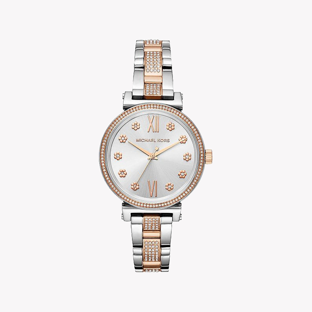 MICHAEL KORS MK3880 SILVER & GOLD SOPHISTICATION - MODERN WOMEN'S WATCH