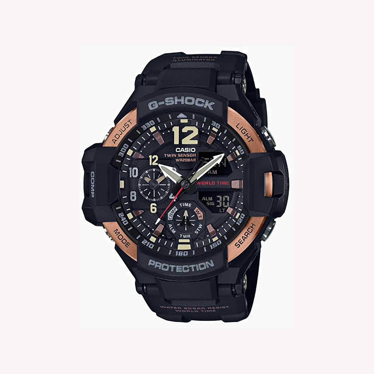 CASIO G-SHOCK GA1100RG-1A SPORTY ADVENTURE - MEN'S STYLISH & DURABLE TIMEPIECE
