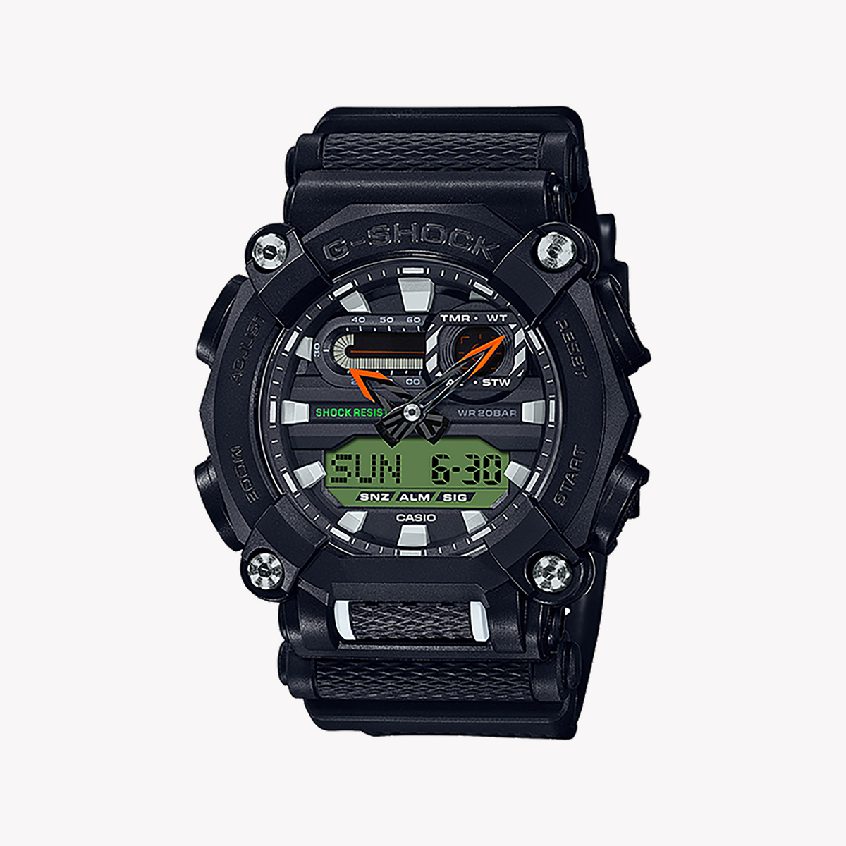 CASIO G-SHOCK GA-900E-1A3DR - ADVENTURE-READY MEN'S WATCH WITH BOLD BLACK DESIGN
