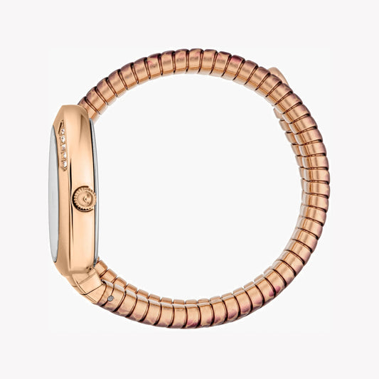 JUST CAVALLI Women's Watch with Rose Gold Stainless Steel Case and Rose Gold & Red Brown Stainless Steel Band-i-Watch-2