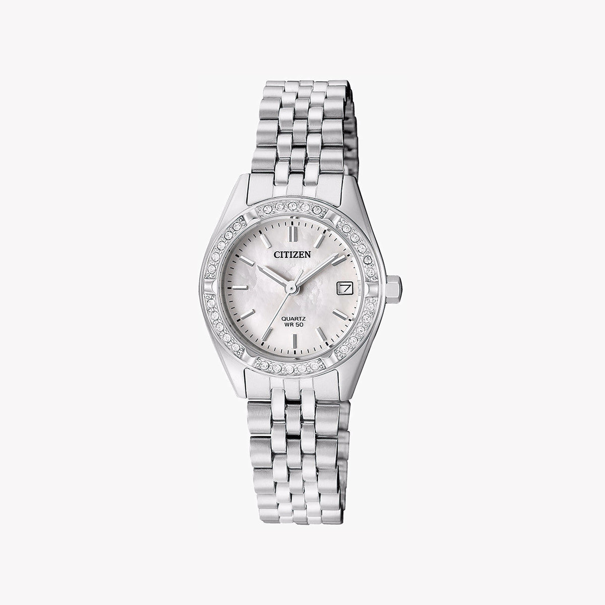 CITIZEN EU6060-55D - ELEGANT CHARM - WOMEN'S TIMEPIECE WITH SILVER STAINLESS STEEL BAND