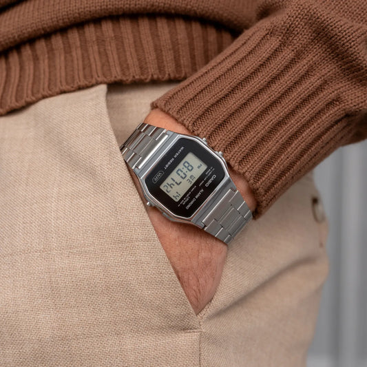 CASIO A158WEA-1EF TIMELESS ELEGANCE - UNISEX VERSATILE WRISTWATCH WITH PRECISION & STYLE-i-Watch-2