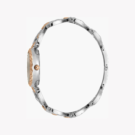 JUST CAVALLI Women's Watch with Silver Stainless Steel Case and Silver & Rose Gold Stainless Steel Band-i-Watch-2