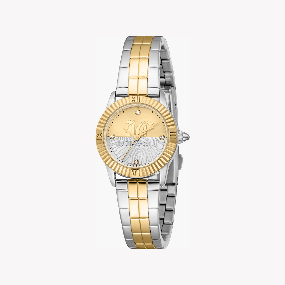 JUST CAVALLI JC1L328M0075 - BOLD TWO-TONE WOMEN'S WATCH FOR EVERYDAY GLAMOUR & STYLE