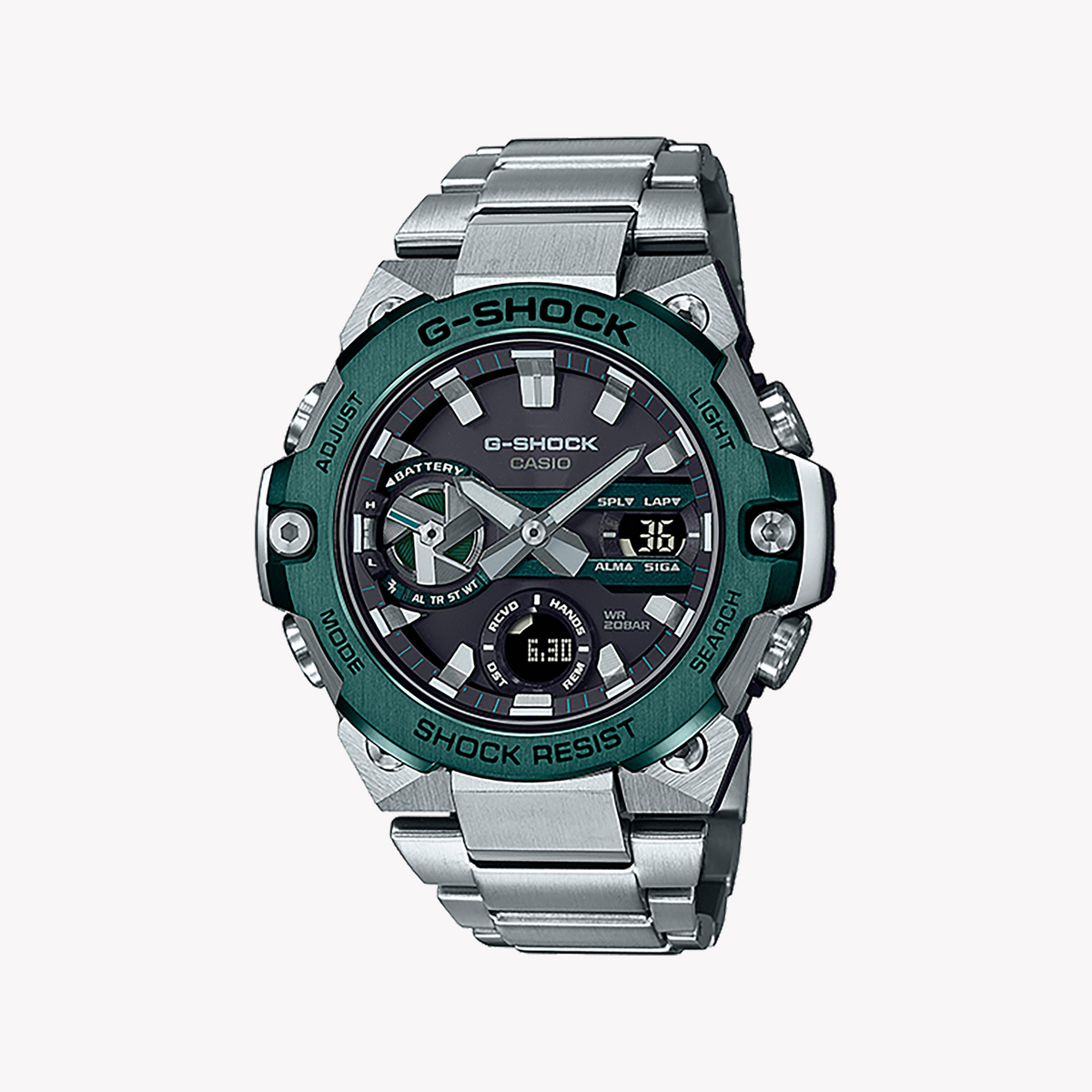 G-SHOCK GST-B400CD-1A3DR - ELEGANTLY RUGGED MEN'S WATCH WITH STAINLESS STEEL & DIGITAL DIAL