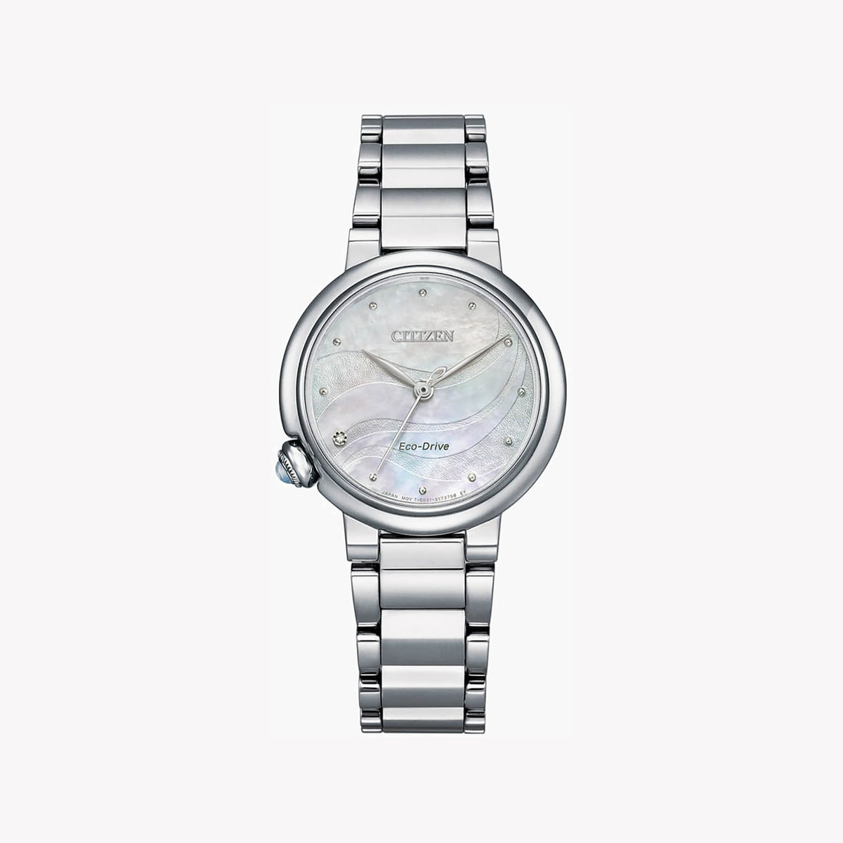 CITIZEN EM0910-80D - RADIANT ELEGANCE WOMEN'S STAINLESS STEEL WATCH WITH POWER RESERVE INDICATION