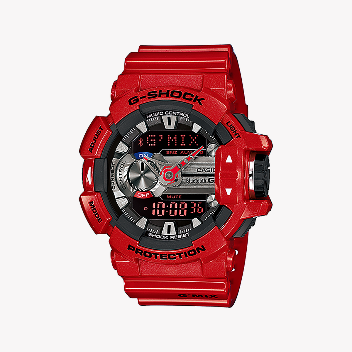 CASIO G-SHOCK GBA-400-4ADR ADVENTURE READY - BOLD RED MEN'S WATCH with Bluetooth & 200M Water Resistance