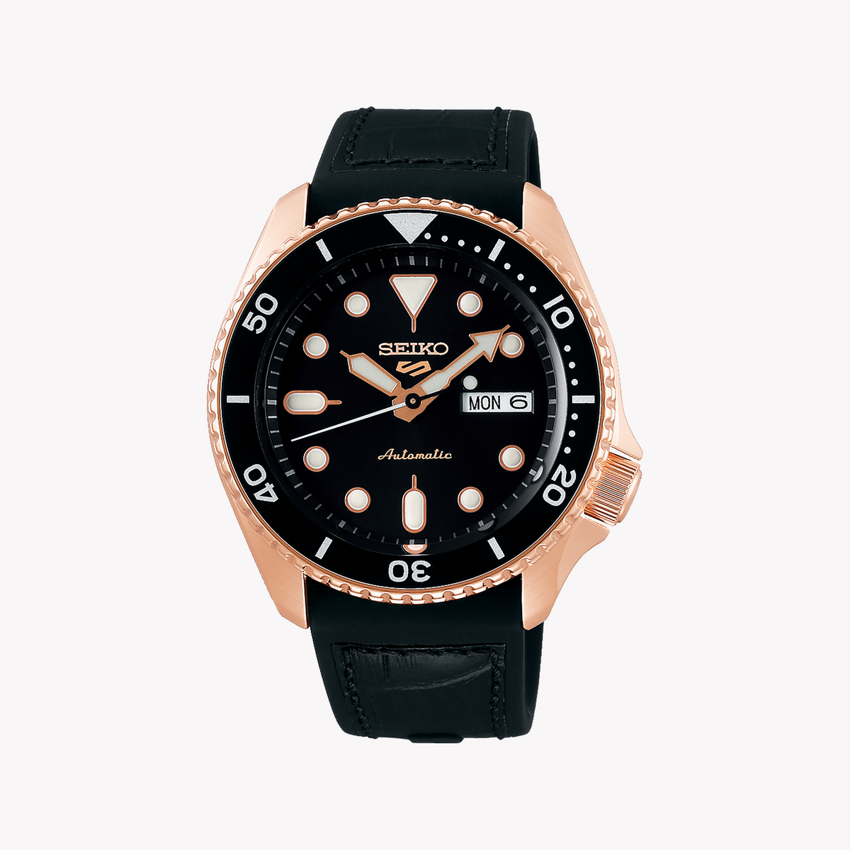 SEIKO 5 SRPD76K1 Men's Automatic Rose Gold Watch-i-Watch
