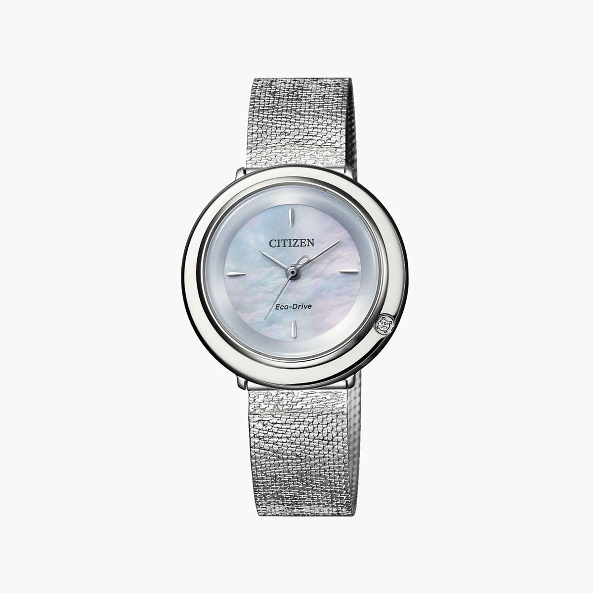 CITIZEN EM0640-82D - ELEGANT TIMEPIECE FOR MODERN WOMEN, STYLISH SILVER DIAL & COMFORTABLE FIT