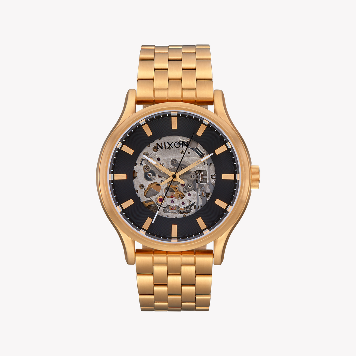 NIXON A1323-010 GOLDEN HARMONY - STYLISH UNISEX WATCH WITH BLACK DIAL & DURABLE STAINLESS STEEL BAND