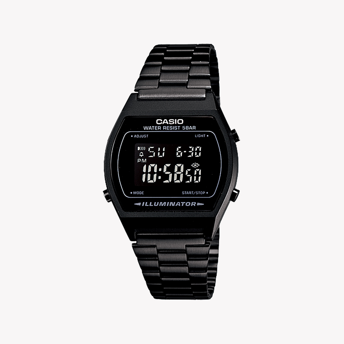 CASIO B-640WB-1BEF BOLD PERFORMANCE - STYLISH ADVENTURER UNISEX WATCH WITH BLACK METAL BAND & DISPLAY