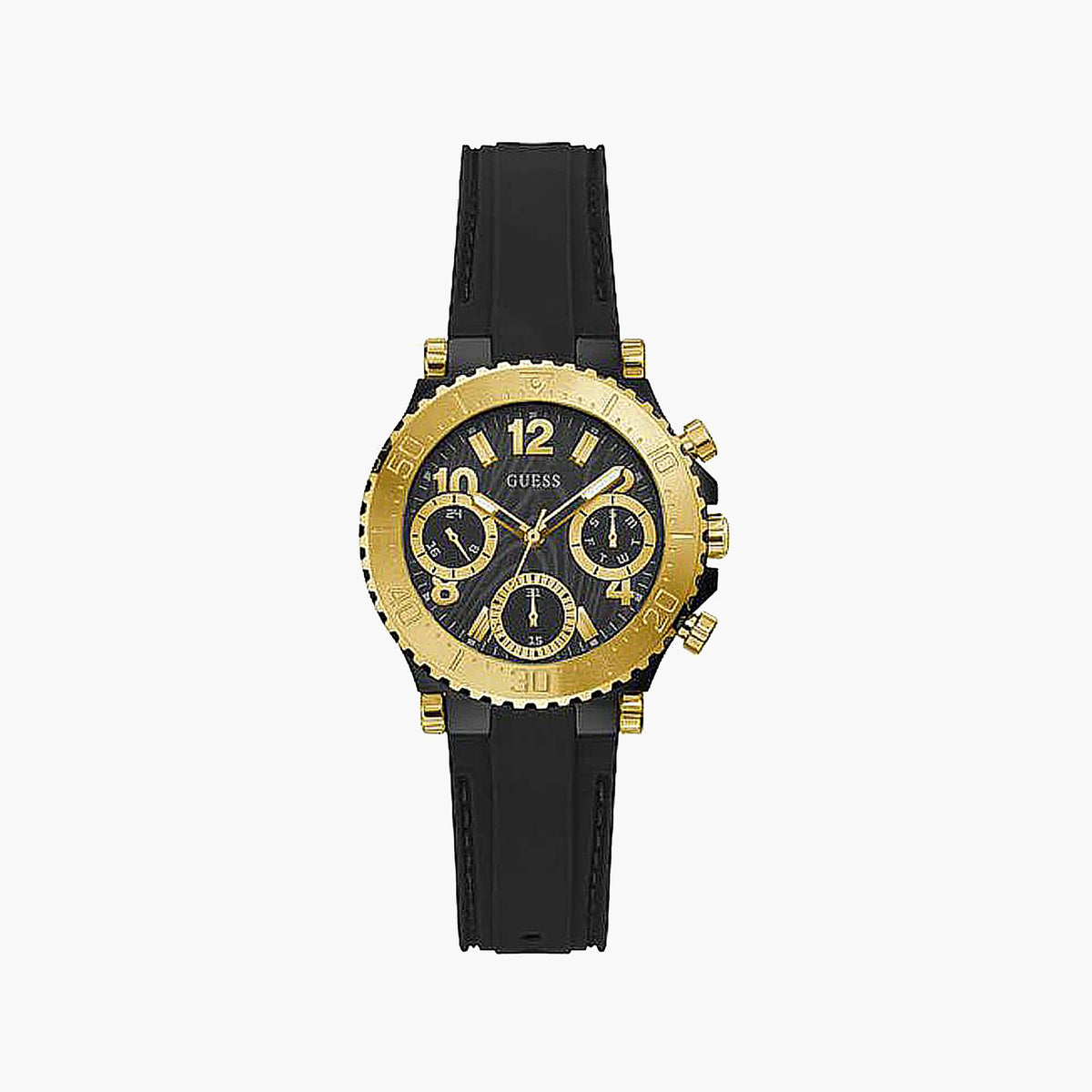 GUESS WATCHES GW0466L1 - MODERN GOLD & BLACK TIMEPIECE-i-Watch