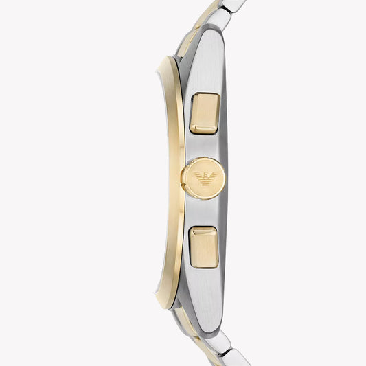 EMPORIO ARMANI AR11605 - Graceful Allure Women's Watch with Radiant Silver & Gold Accents-i-Watch-2