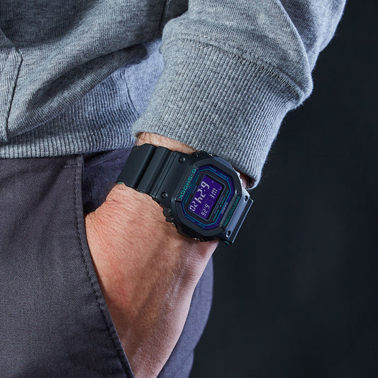 CASIO G-SHOCK GW-B5600BL-1DR - SPORTY EDGE MENS DIGITAL WATCH WITH BLUETOOTH & 200M WATER RESISTANCE-i-Watch-2