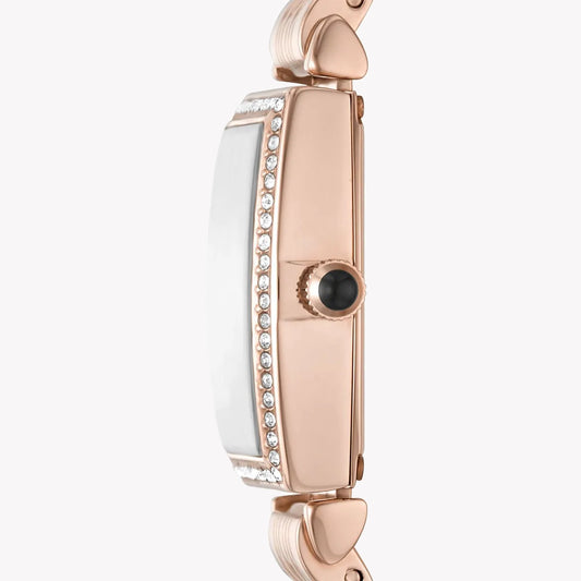 EMPORIO ARMANI AR11406 RADIANT ELEGANCE - ROSE GOLD SOPHISTICATION Women's Watch with white dial and luxurious stainless steel band-i-Watch-2