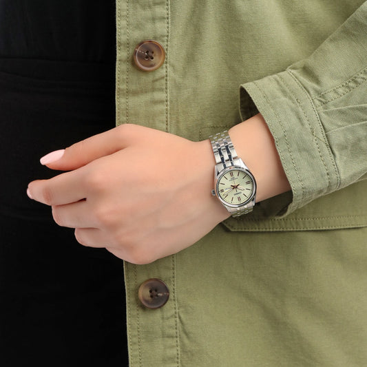 CASIO Women's Watch with Silver Stainless Steel Case and Silver Stainless Steel Band-i-Watch-2