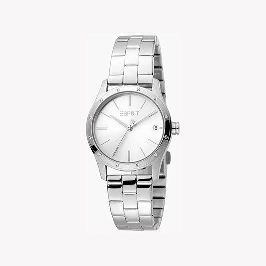 ESPRIT Women's Watch with Silver Stainless Steel Case and Silver Stainless Steel Band-i-Watch-2