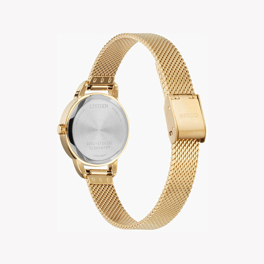 CITIZEN EQ3003-50W RADIANT ELEGANCE - STUNNING GOLD & GREEN TIMEPIECE FOR THE MODERN WOMAN-i-Watch-2