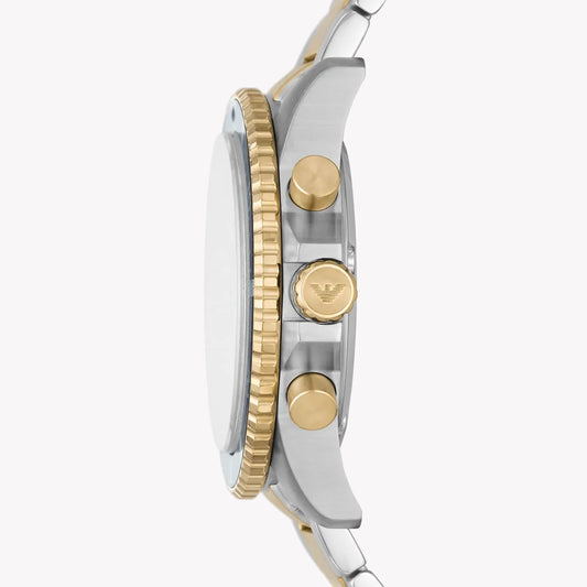 EMPORIO ARMANI AR11362 STUNNING ELEGANCE - MEN'S TIMEPIECE WITH BOLD BLUE DIAL & STAINLESS STEEL BAND-i-Watch-2