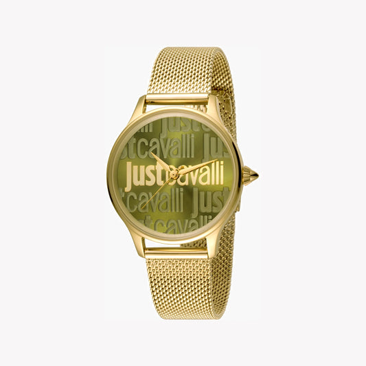 JUST CAVALLI Women's Watch with Gold Stainless Steel Case and Gold Stainless Steel Band-i-Watch-2